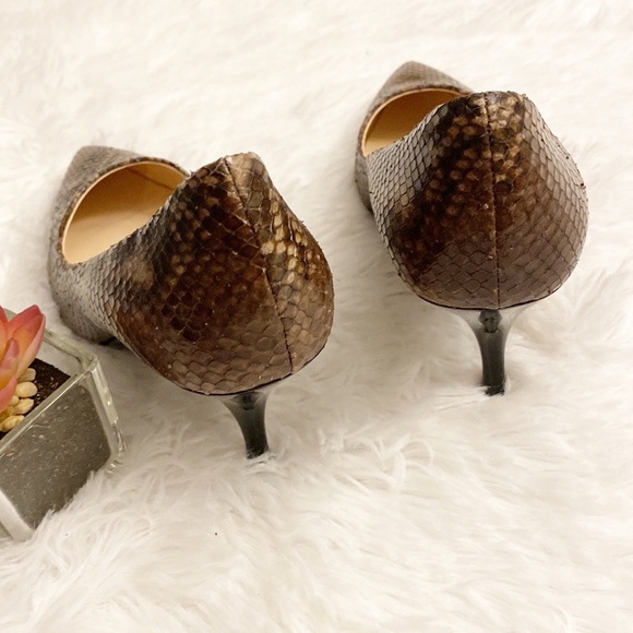 ROBERTO FESTA | Snakeskin leather pointed toe heel Milano women’s 6 - Picture 8 of 9